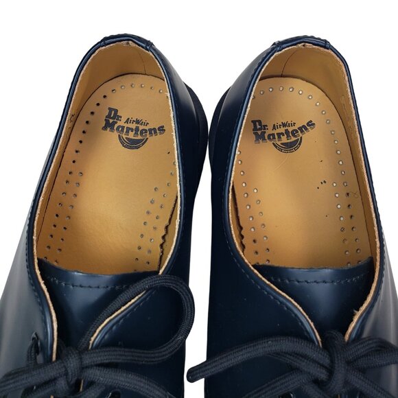 Dr. Doc Martens 1461 Oxford Plain Welt Shoes in dark Navy, men's 8, women's 9 - Picture 6 of 8